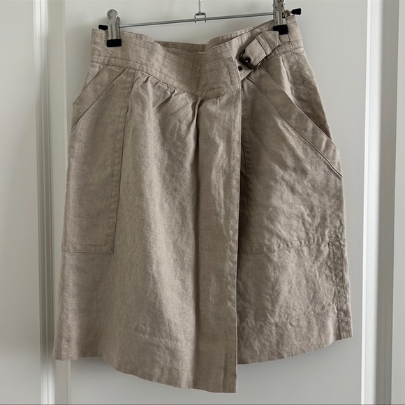 Escada Wrap Mini Skirt - Beige (38)